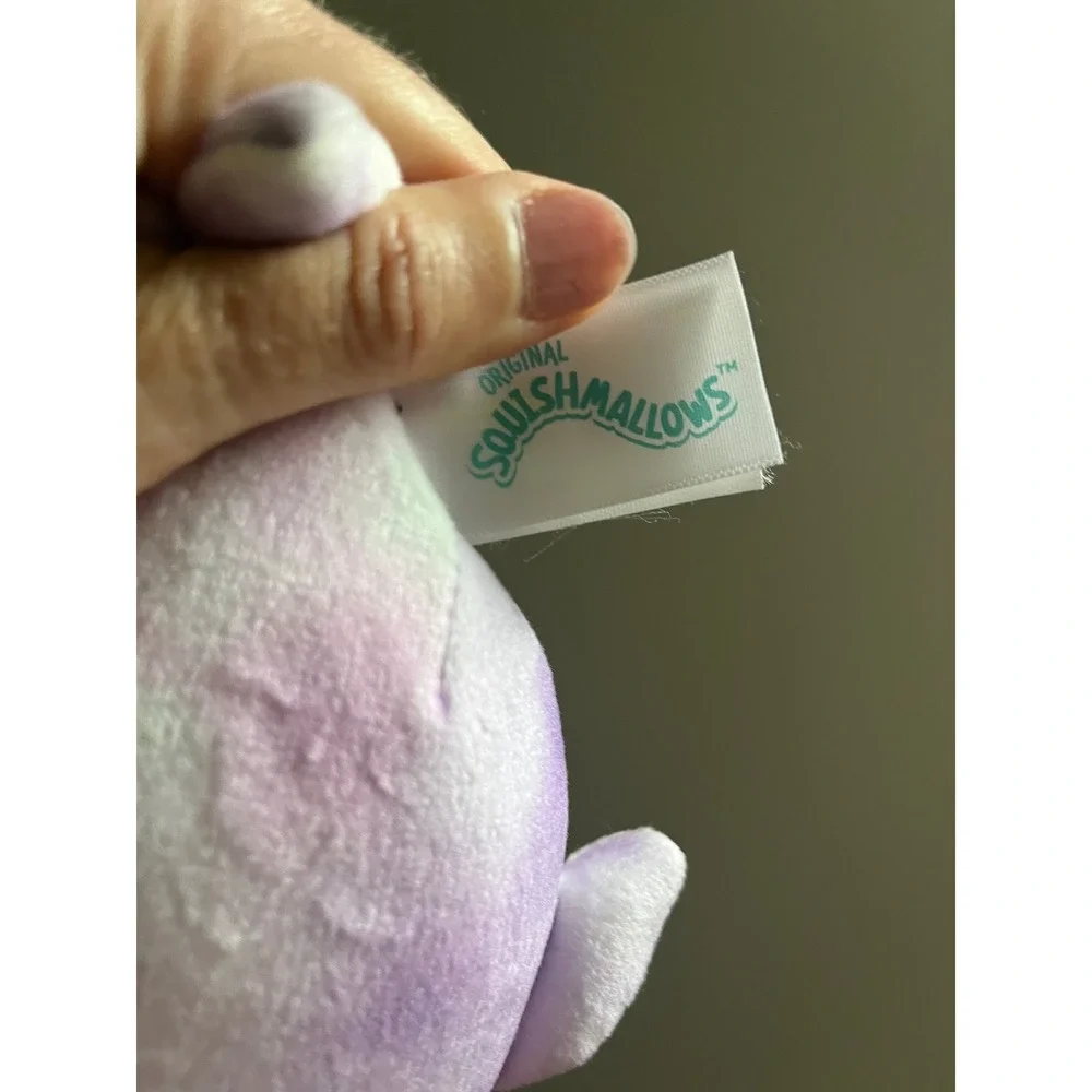 Squishmallows‎ Naomi the Narwhal Purple Tie Dye 5 inch Plush Kellytoy 2021